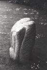 "Fruit", 1984 - Taille directe, petit granit, h110 x 45 x 45cm - A