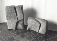 "Rencontre", 1987 - Petit granit - Annie Palisot
