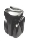 "Profonde est la nuit", 1985 - Noir de Mazy, h40 x 30 x 23cm - Annie Palisot. Collection privée.