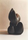 "Eclosion", 1985 - Terre à grès, h40 x 25 x 25cm - Annie Palisot
