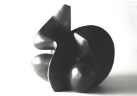 "Premier envol", 1985 - Terre à grès, h45 x 40 x 40cm - Annie Palisot.