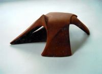 "Aire de repos", 1994 - Terre à grès - Annie Palisot.